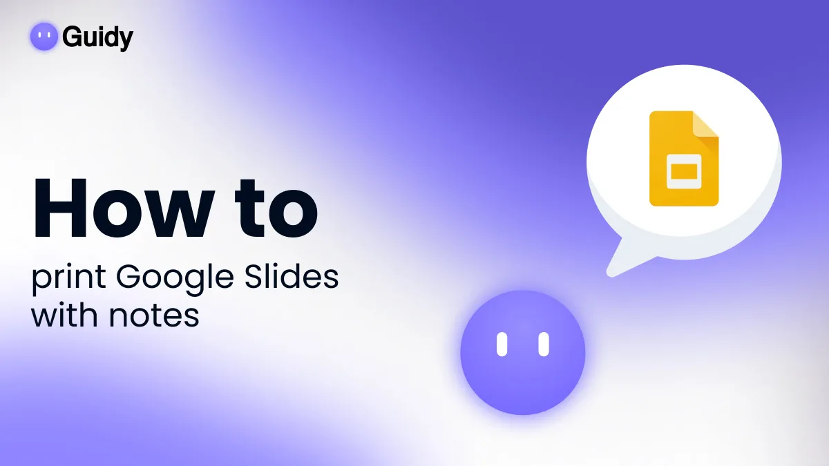 How to Print Google Slides with Notes