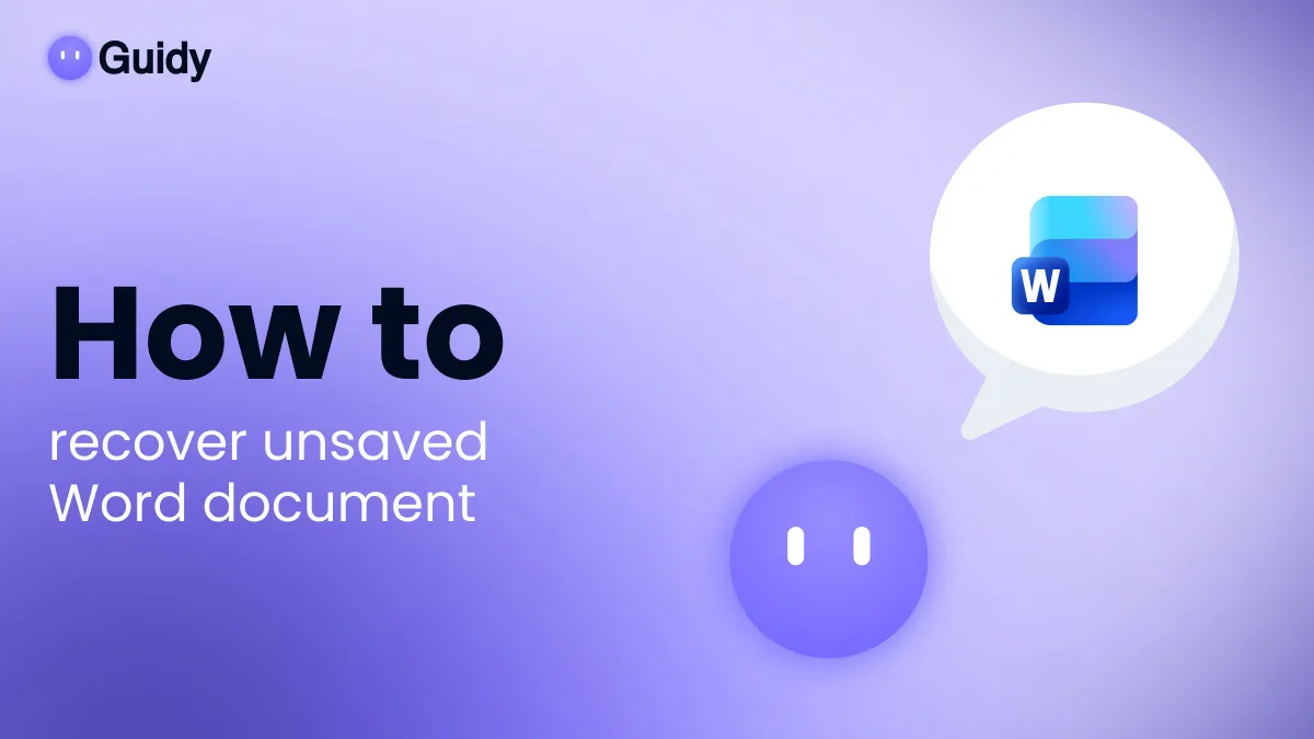 How to Recover an Unsaved Word Document