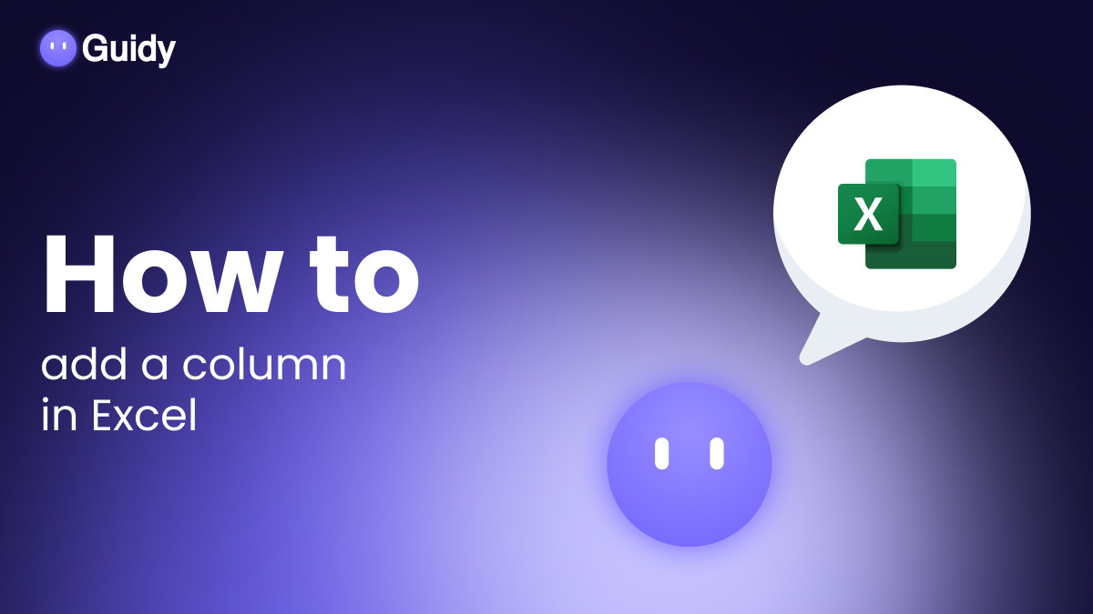 How to Add a Column in Excel