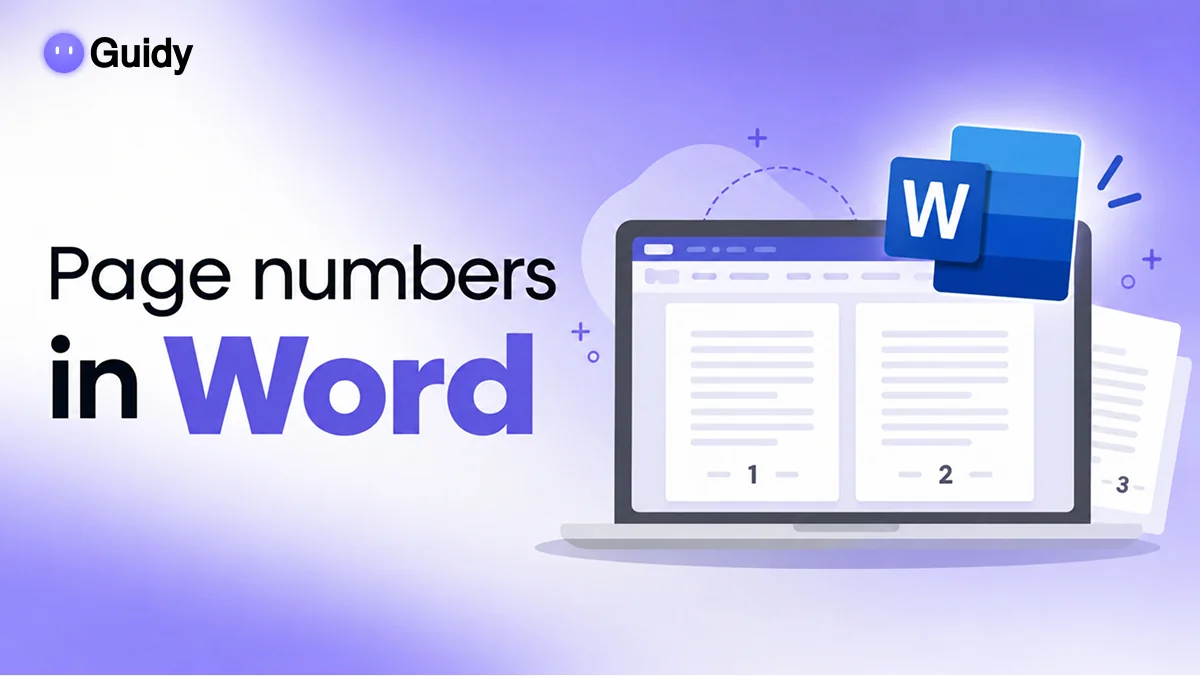 How to Add Page Numbers in Word (Any Page, Any Style)