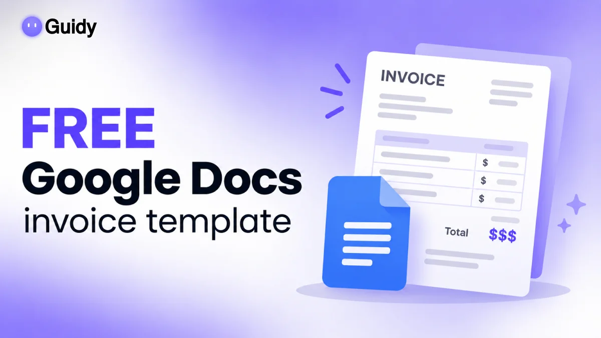 Invoice Template for Google Docs (Free, Step by Step)
